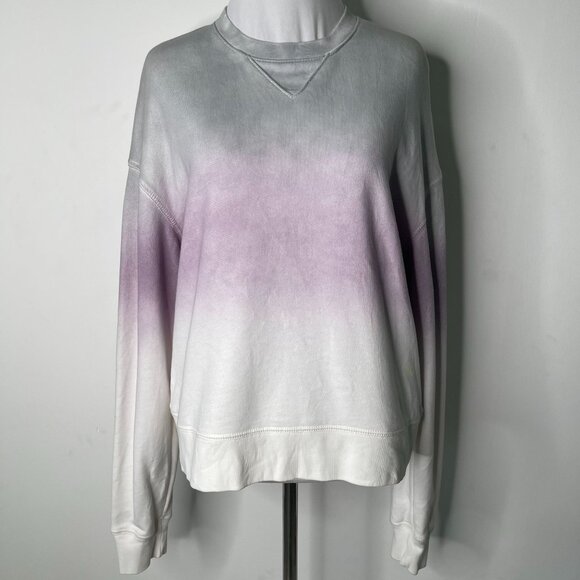 ATM Anthony Thomas Melillo Tops - NWT ATM Women's Grey White Anthony Thomas Melillo French Terry Sweatshirt XS